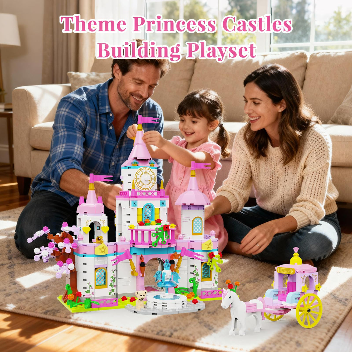 Princess Castle Building Blocks Set 634PCS N61389