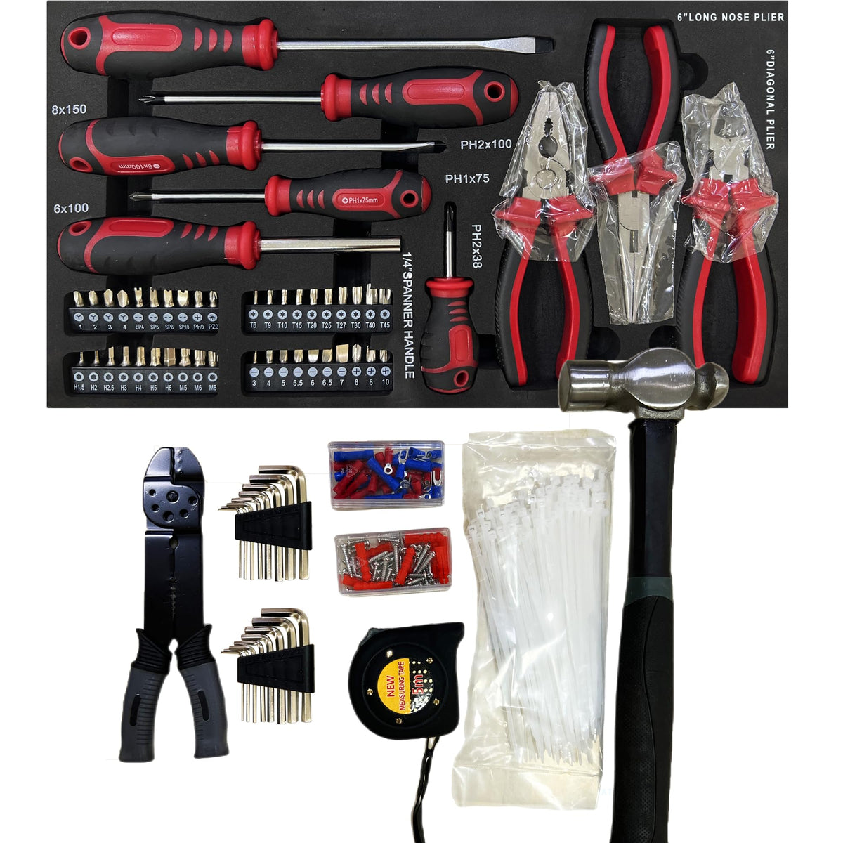439PCS Mechanic Tool Set with 3 Drawers C5548