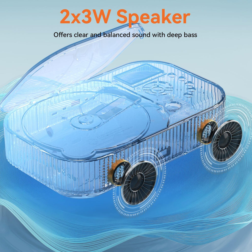 Portable Dual Stereo CD Player Black T22170