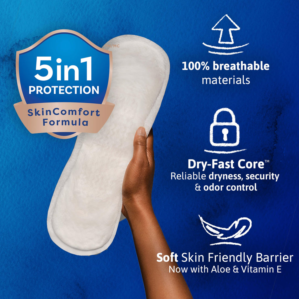 Adult Bladder Control Pads, 12 in, 180 ct H492886