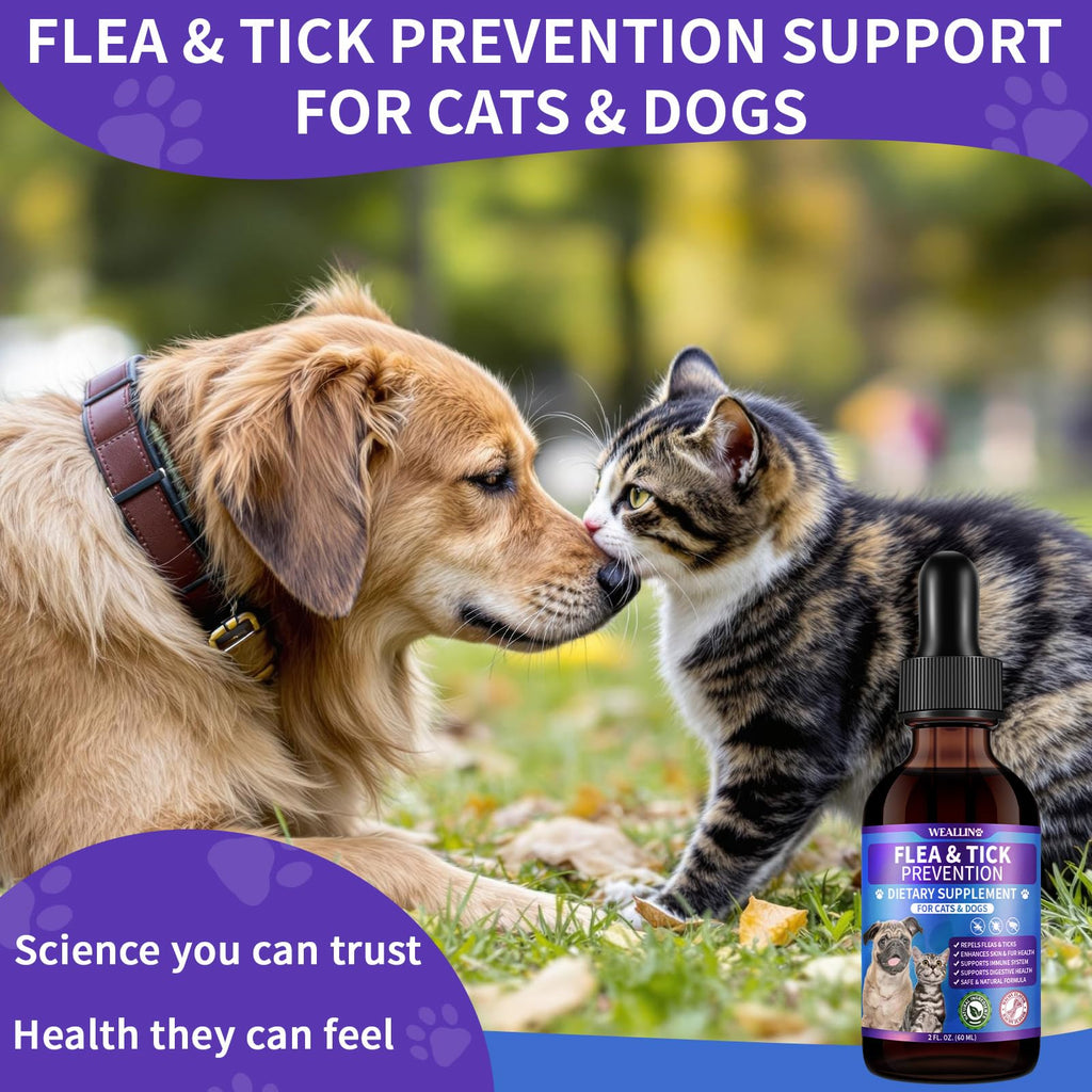Flea and Tick Prevention for Cats & Dogs 60ml F4613