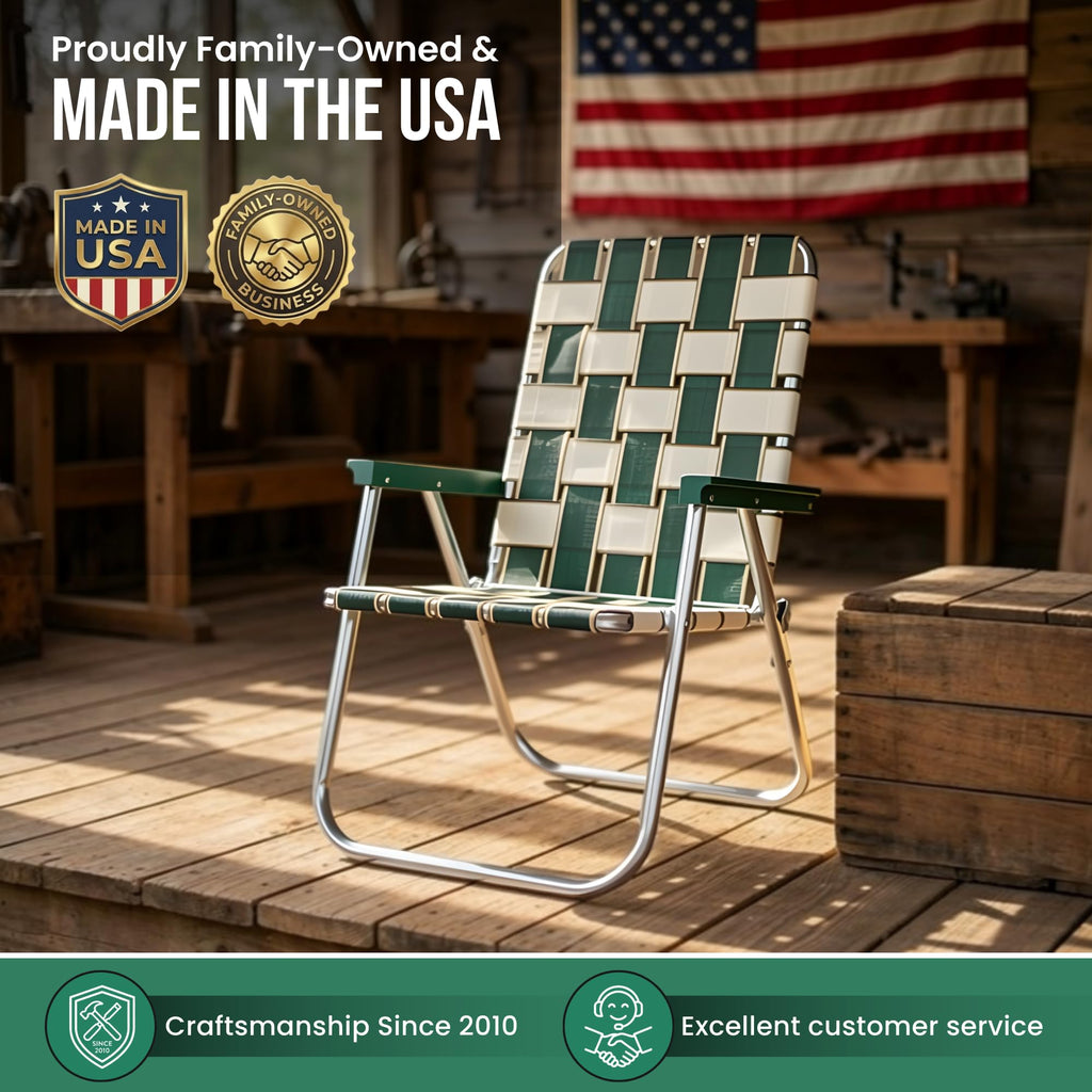 Lightweight Aluminum Outdoor Camping Chair 2-Pack V1158