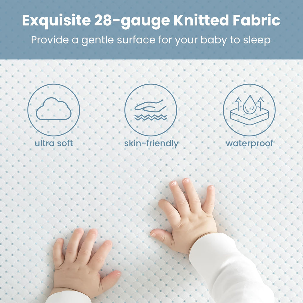 Mini Crib Mattress, 38x24x4 Inch Dual-Sided Gel Memory Foam P9967