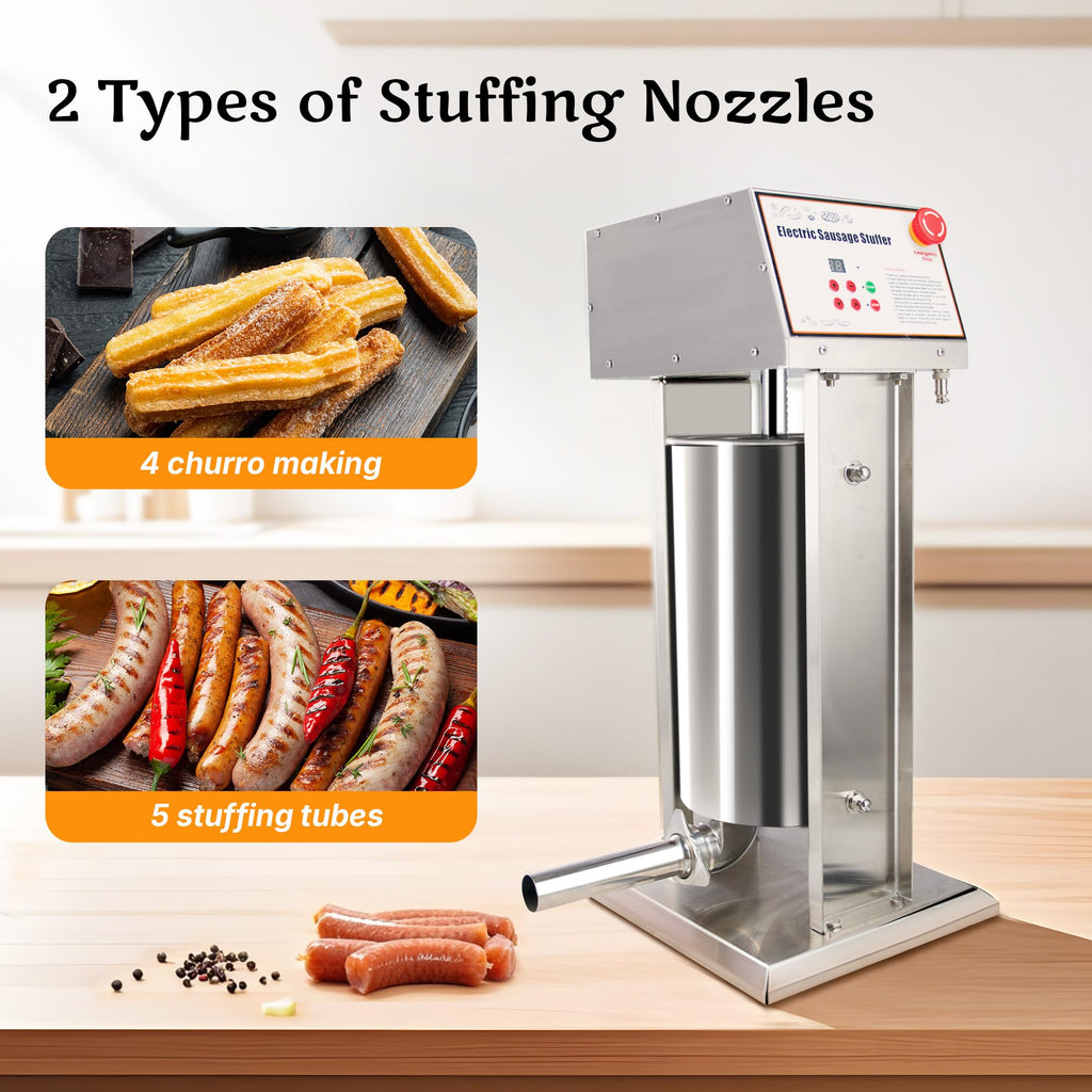 Stainless Steel Electric 15 Liter Sausage Stuffer K59728