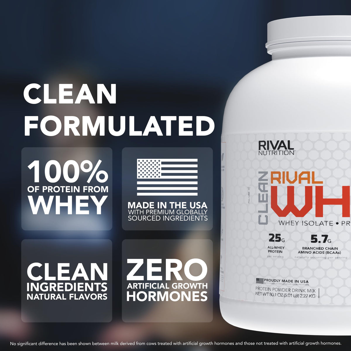 Whey Protein Powder Pure Chocolate 5 lb H87570