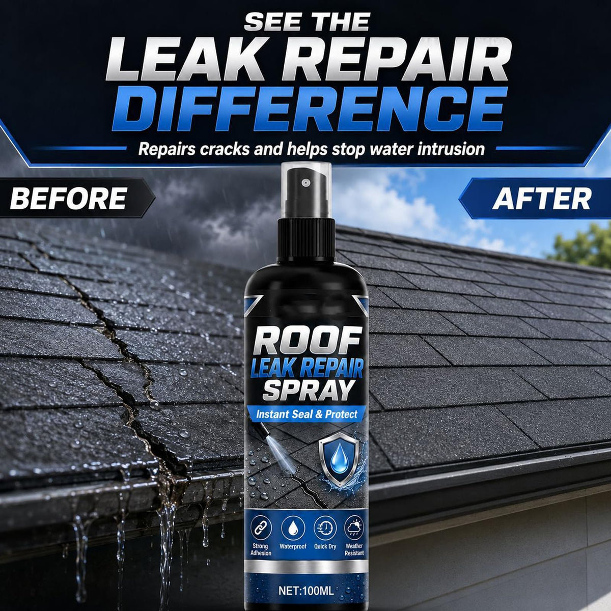 Waterproof Leak Repair Spray 3pcs K351547