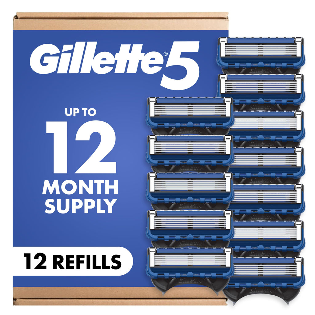 5-Blade Razor Blade Refills, 12 Count H420084
