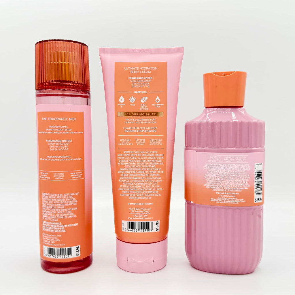 Fresh Musk 3-Piece Body Care Set Q397