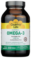 Omega-3 1000Mg Fish Oil 200-Softgel M415960