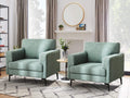Oversized Linen Accent Chair 2PC B627079
