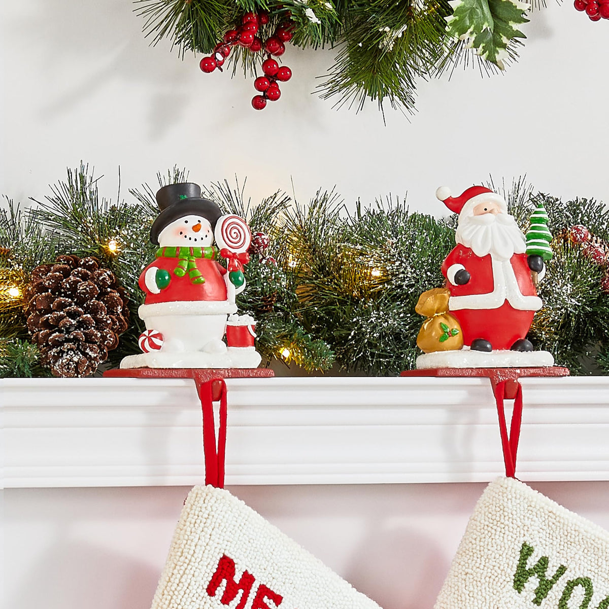 Set of 3 Christmas Stocking Holders Z37848
