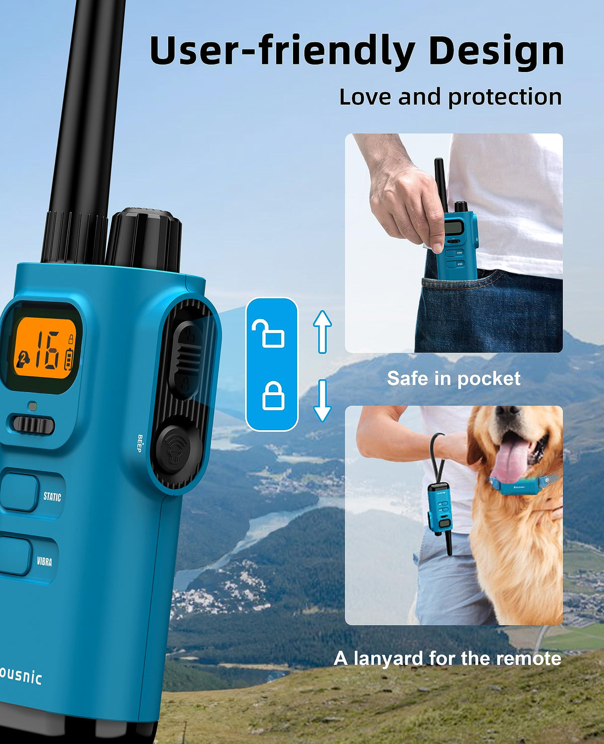 Waterproof Dog Training Collar with Remote I828