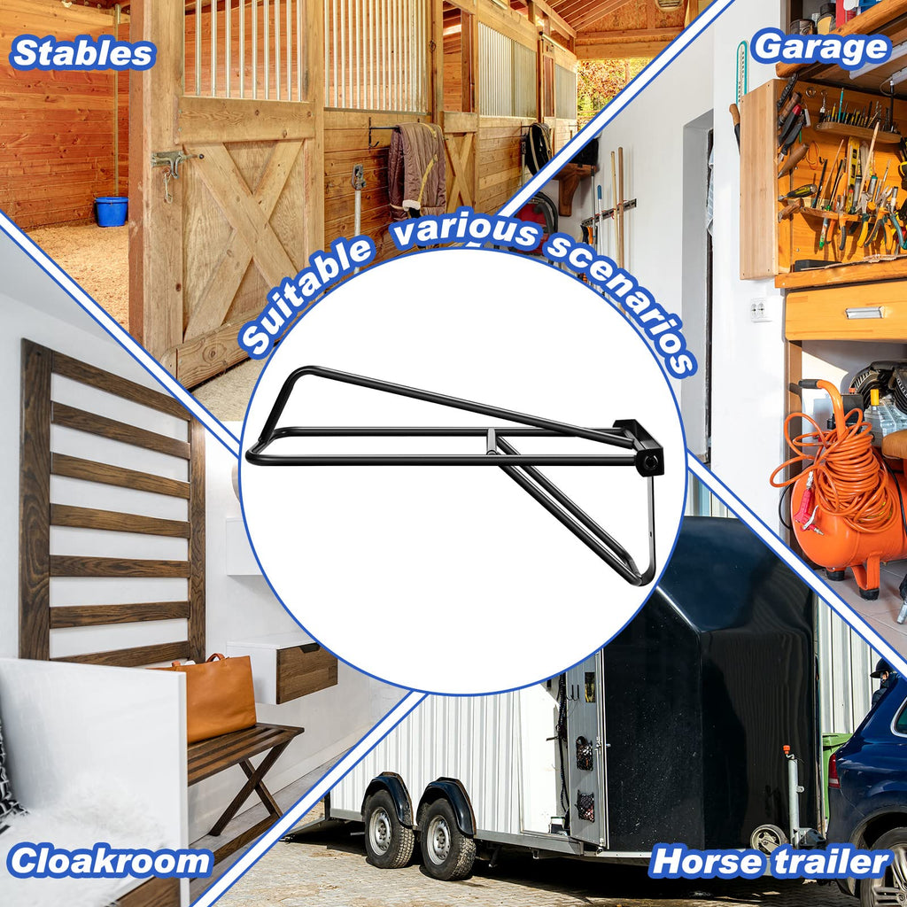 2 Pieces Portable Folding Saddle Rack N639