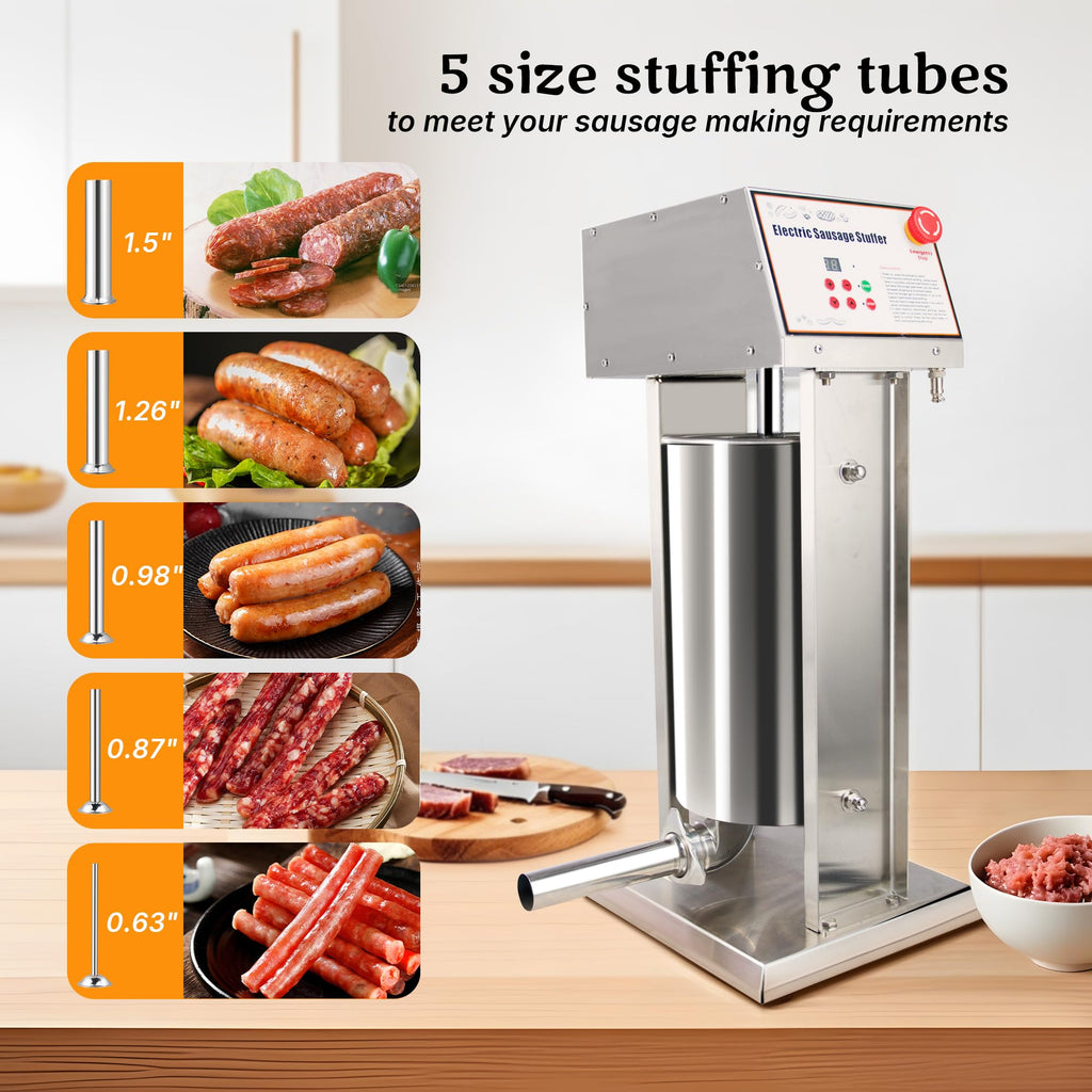 Stainless Steel Electric 15 Liter Sausage Stuffer K59728
