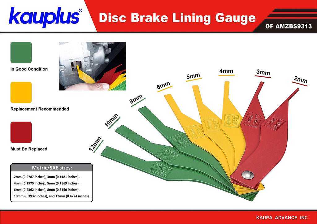 14-Piece Drum Brake Tool Set with Brake Lining Gauge C22968