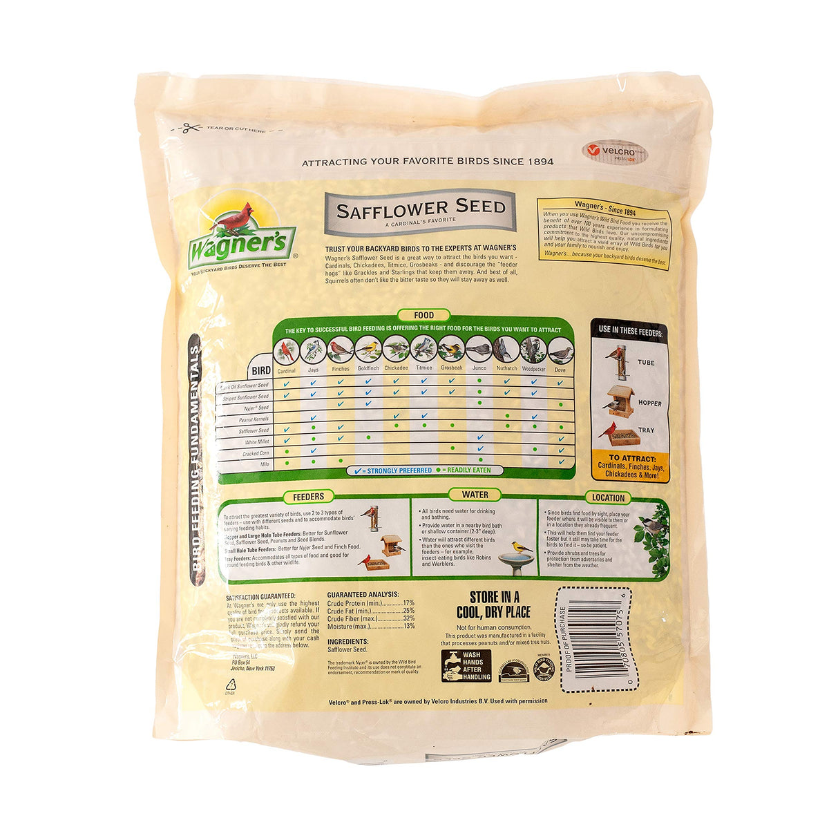 Wild Bird Food and Safflower Seed A60084