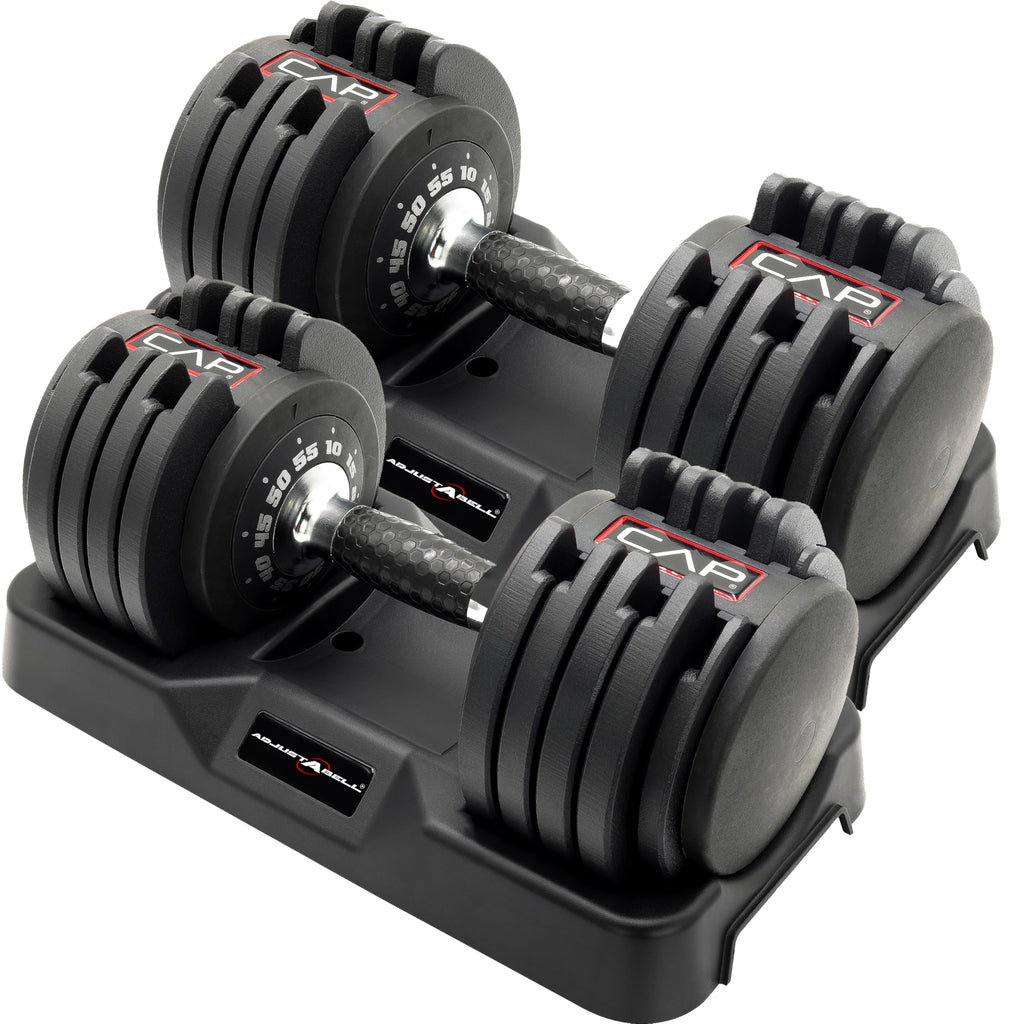 Adjustable Dumbbell Set 12.5 LB 25 LB 55 LB J850597