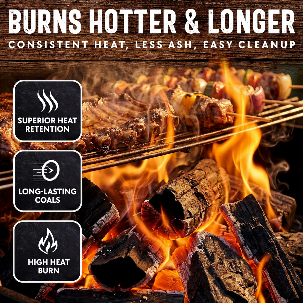 8 LB. All Natural Hardwood Lump Charcoal U4045