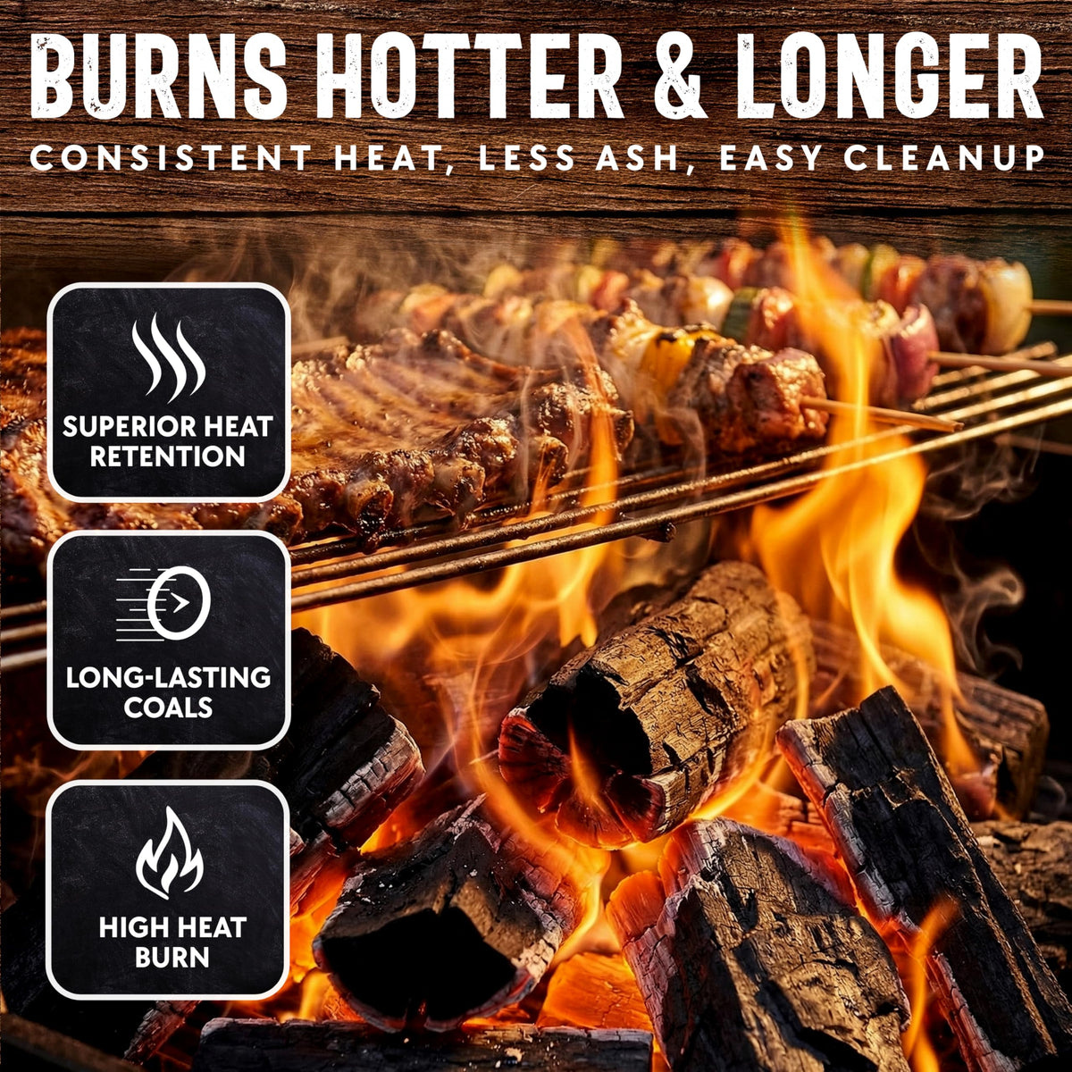 8 LB. All Natural Hardwood Lump Charcoal U4045