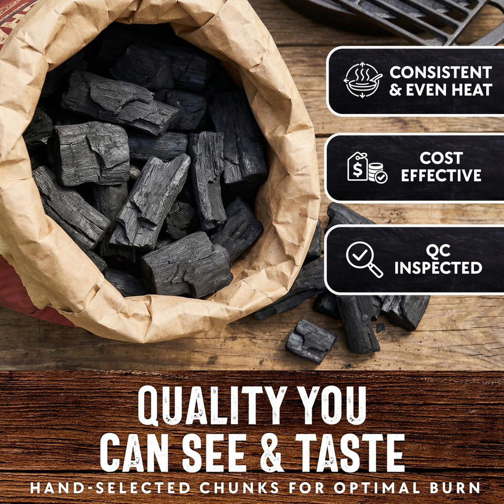 8 LB. All Natural Hardwood Lump Charcoal U4045